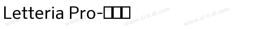 Letteria Pro字体转换